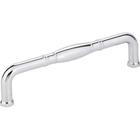 Jeffrey Alexander 128 mm Center-to-Center Polished Chrome Durham Cabinet Pull Z290-128-PC